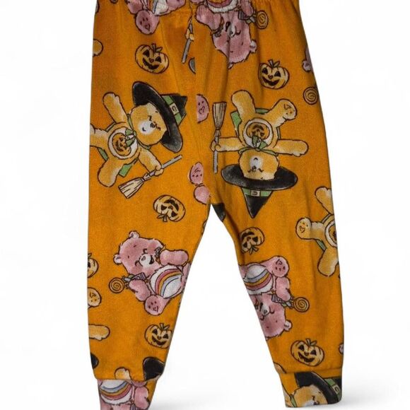 Kids 2T Care Bears Halloween Pajama Set Long Sleeve Orange - Picture 4 of 8
